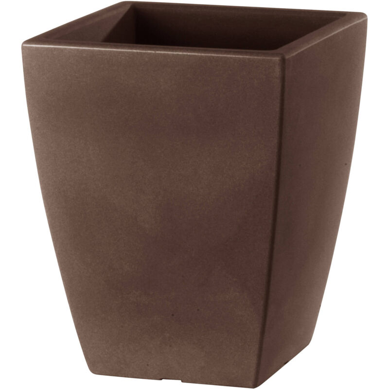 foto del prodotto vaso 29x29x36cm in resina tulli quadro veneto essential 35 bronzo