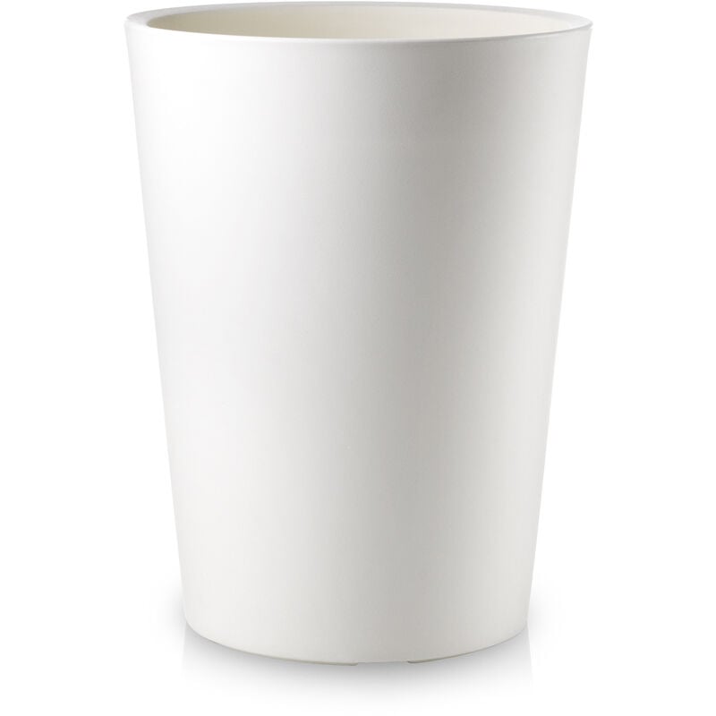 foto del prodotto vaso 29x43 cm in polietilene tulli zamora essential 43 bianco