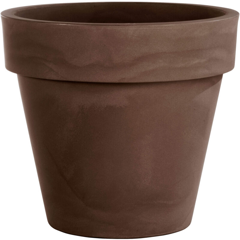 foto del prodotto vaso 30x27 cm in polietilene tulli vaso standard one essential 30 bronzo