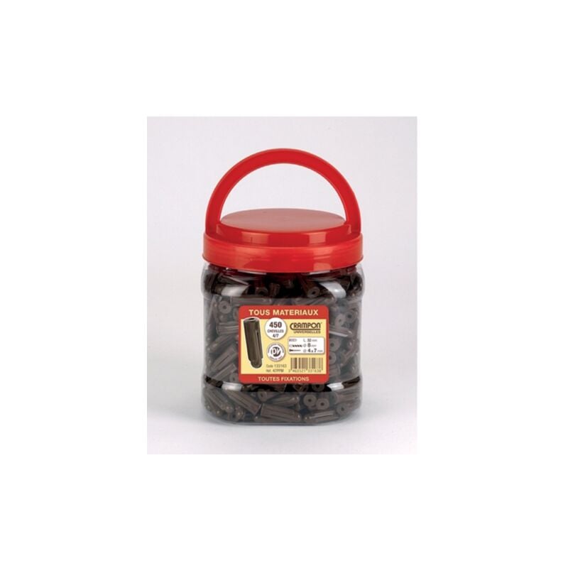 foto del prodotto vaso 450 borchie 4 7 marrone vinmer foratura 8 mm 133163