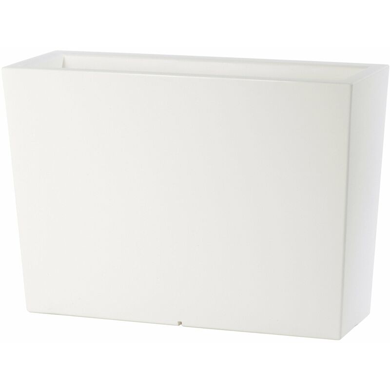 foto del prodotto vaso 50x36x70cm in resina tulli schio cassa alta essential 50 bianco
