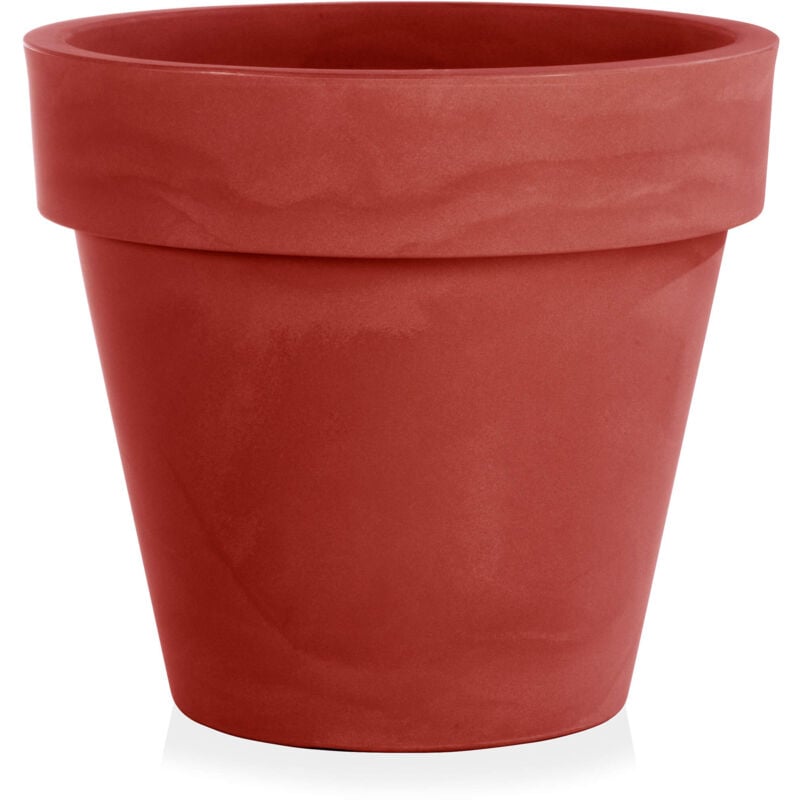 foto del prodotto vaso 50x43 cm in polietilene tulli vaso standard one essential 50 rosso cardinale