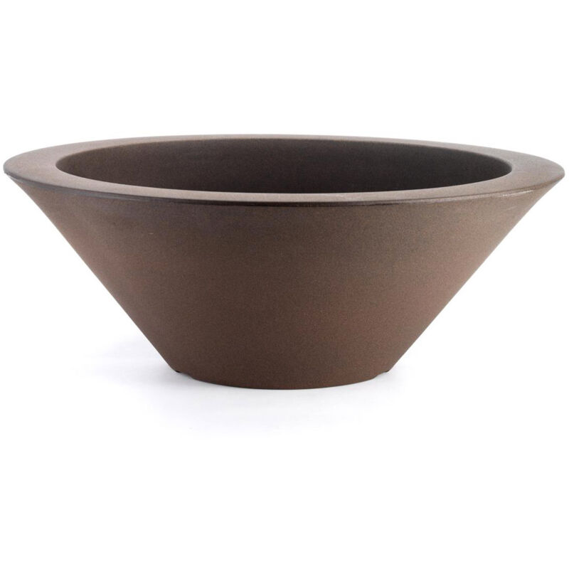 foto del prodotto vaso 60x22 cm in polietilene schio ciotola 60 bronzo