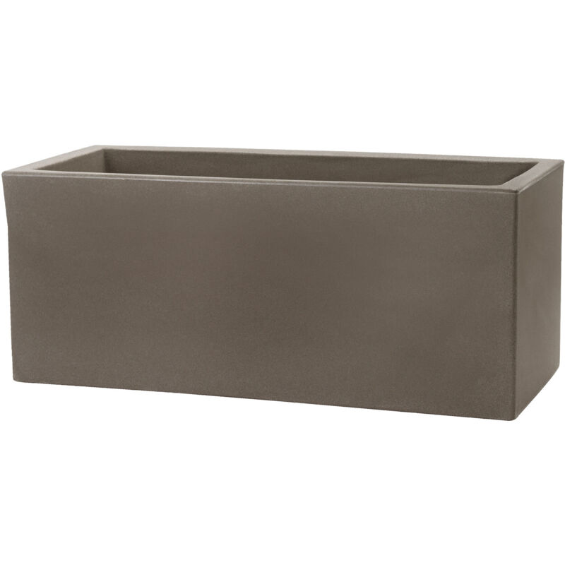 foto del prodotto vaso 80x30x30cm in resina tulli schio cassa essential 80 cappuccino