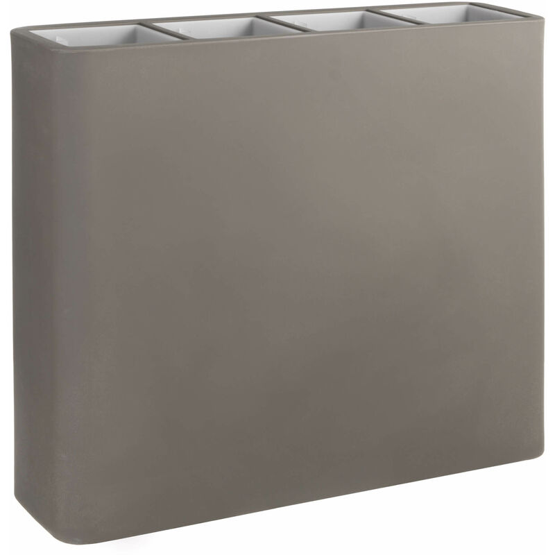 foto del prodotto vaso 90x27x77cm in polietilene tulli divio essential water reserve 80 cappuccino