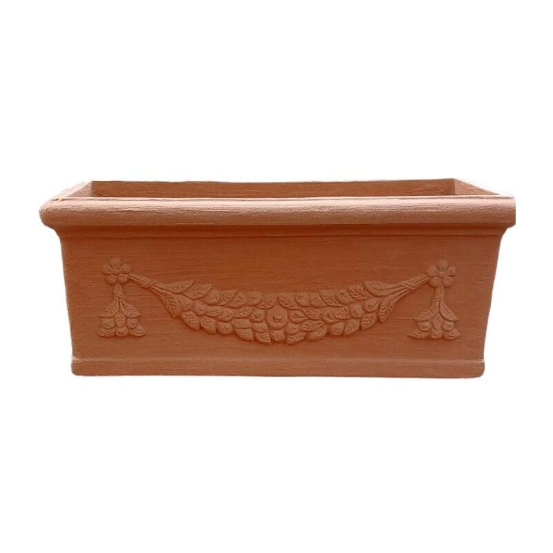foto del prodotto vaso a cassetta lazio in resina rotazionale telcom 80x36x33 cm