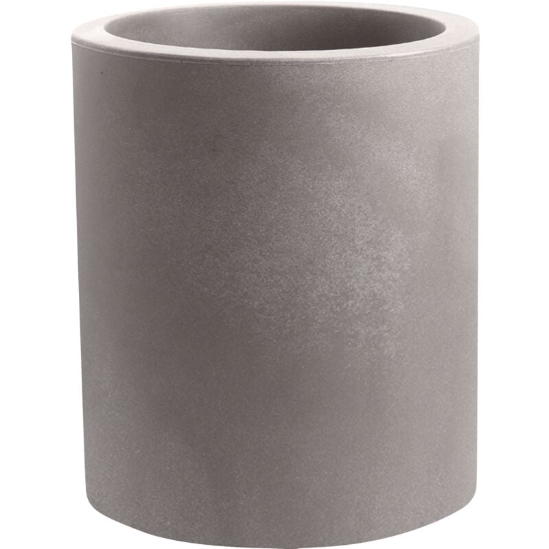 foto del prodotto vaso a cilindro resina echo cm. 35 cenere