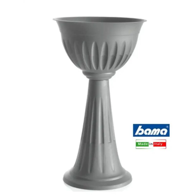 foto del prodotto vaso a colonna alba col. grigio cm. 43x74,5 h