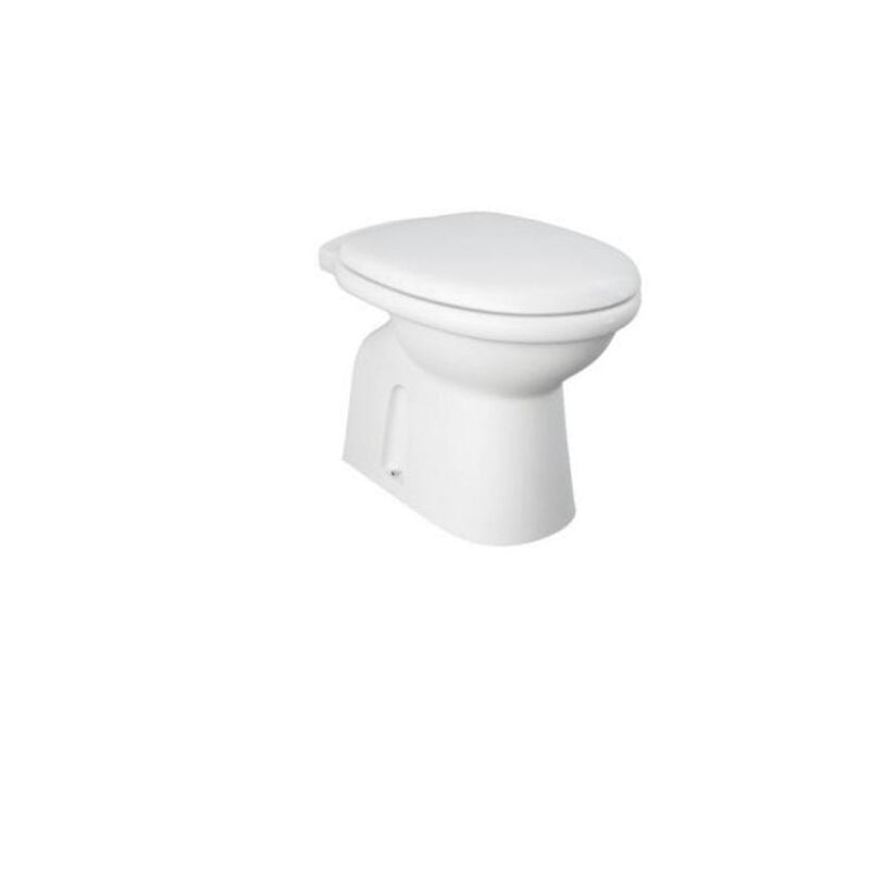 foto del prodotto vaso a terra filomuro 36x51x39,5 cm in ceramica bianco opaco rak ceramics karla senza copri wc