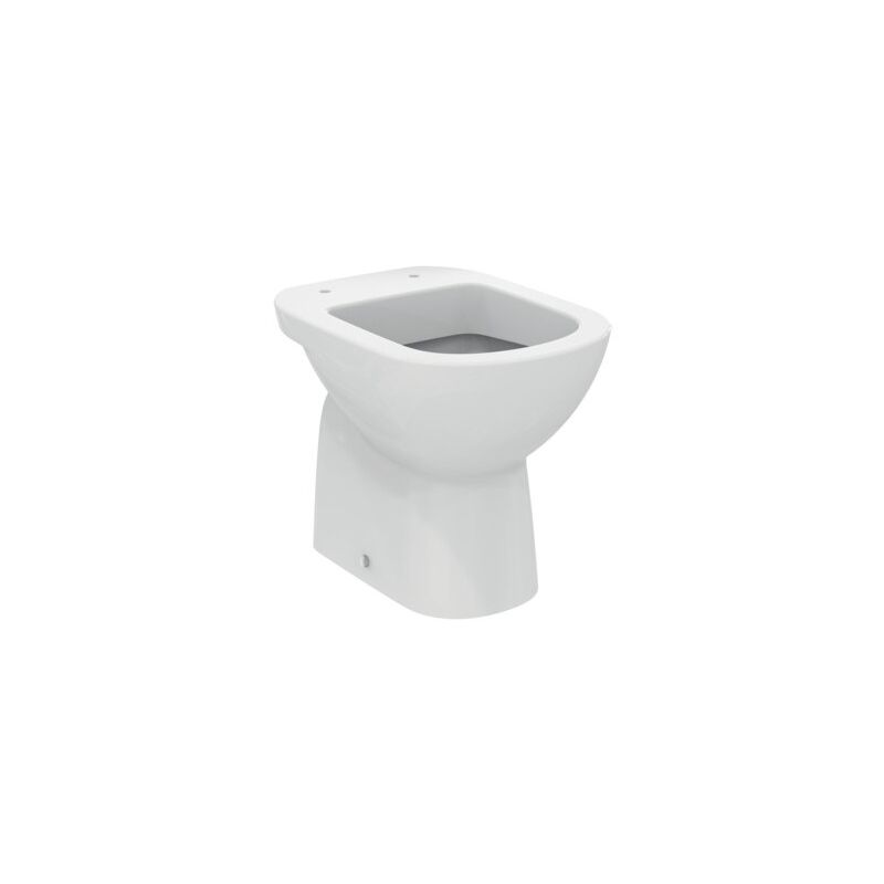 foto del prodotto vaso a terra scarico a pavimento bianco lucido con sedile slim ideal standard i.life senza copri wc