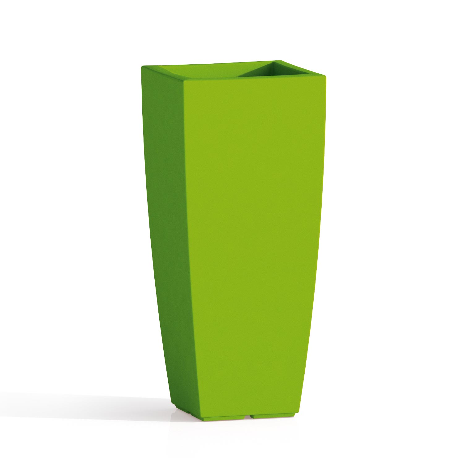 foto del prodotto vaso agave in resina quadrato verde h70 33x33cm