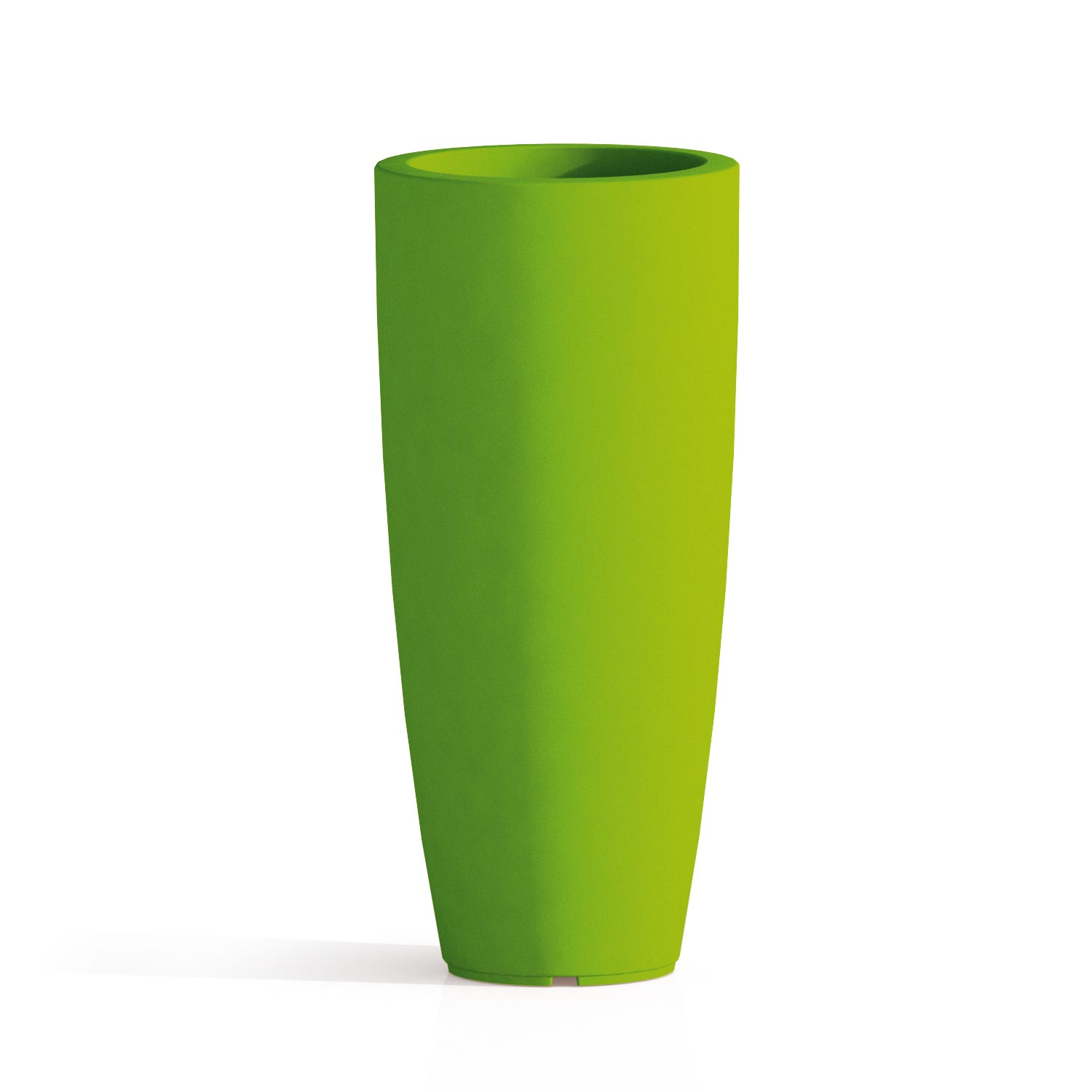 foto del prodotto vaso agave in resina tondo verde h70 33cm