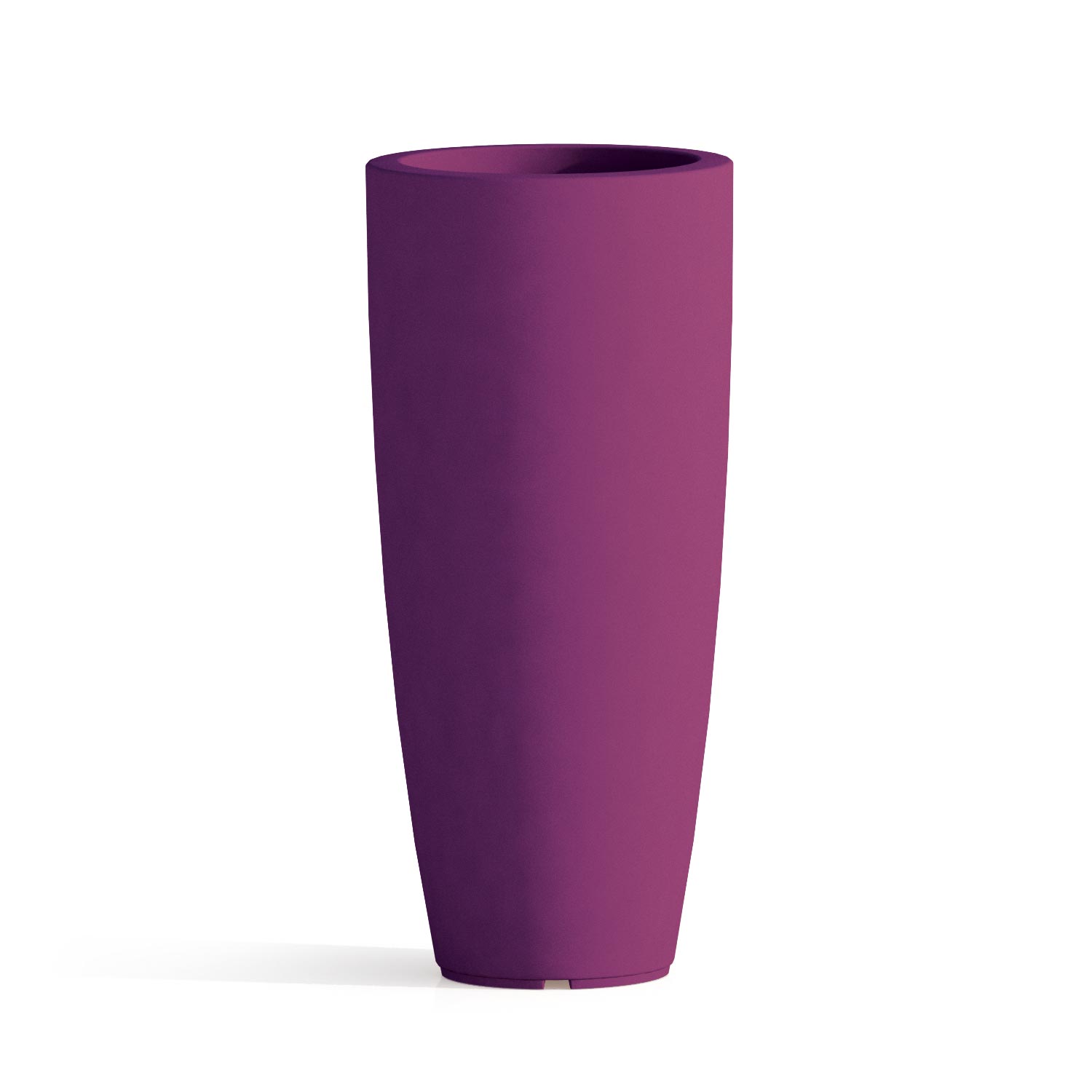 foto del prodotto vaso agave in resina tondo viola h70 33cm