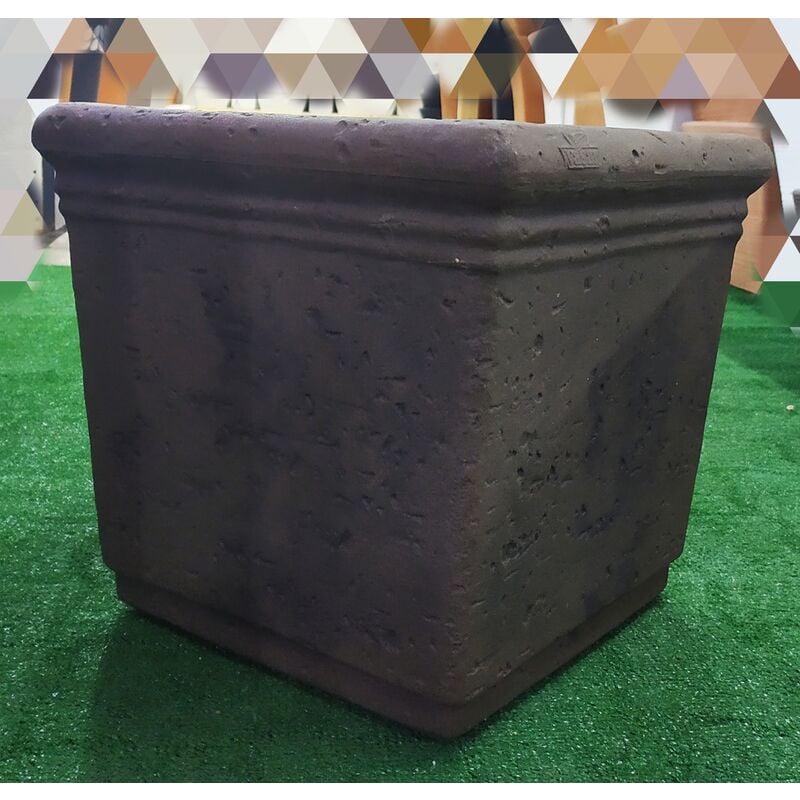 foto del prodotto vaso agrigento poroso quadro 35cm