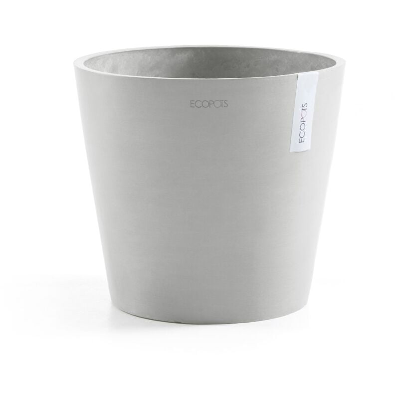 foto del prodotto vaso amsterdam d25 h24,50cm grigio chiaro ecopots