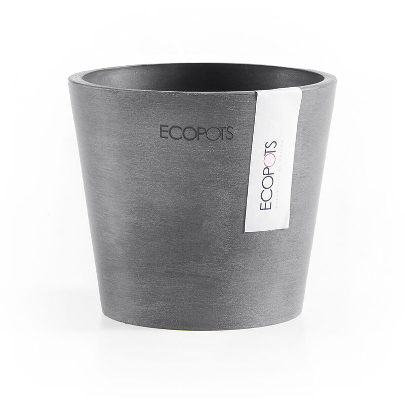 foto del prodotto vaso amsterdam mini d10,5x9,2cm grigio ecopots