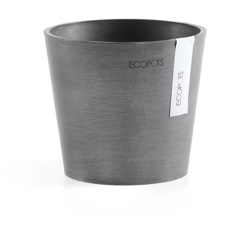 foto del prodotto vaso amsterdam mini d13x11,4cm grigio ecopots