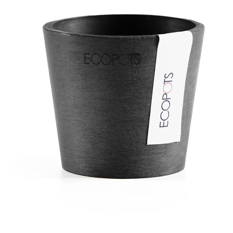 foto del prodotto vaso amsterdam mini d8x7cm grigio scuro ecopots