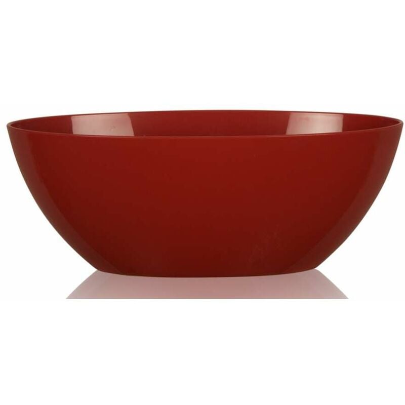 foto del prodotto vaso barca rosso 35 cm
