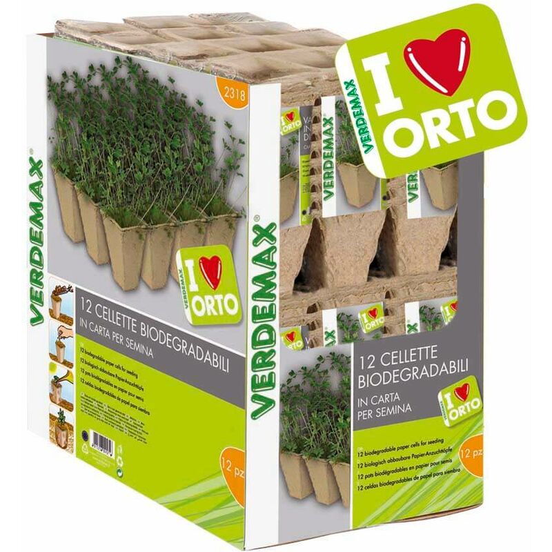 foto del prodotto vaso biodegrad.cm.6,5x6 pz.12