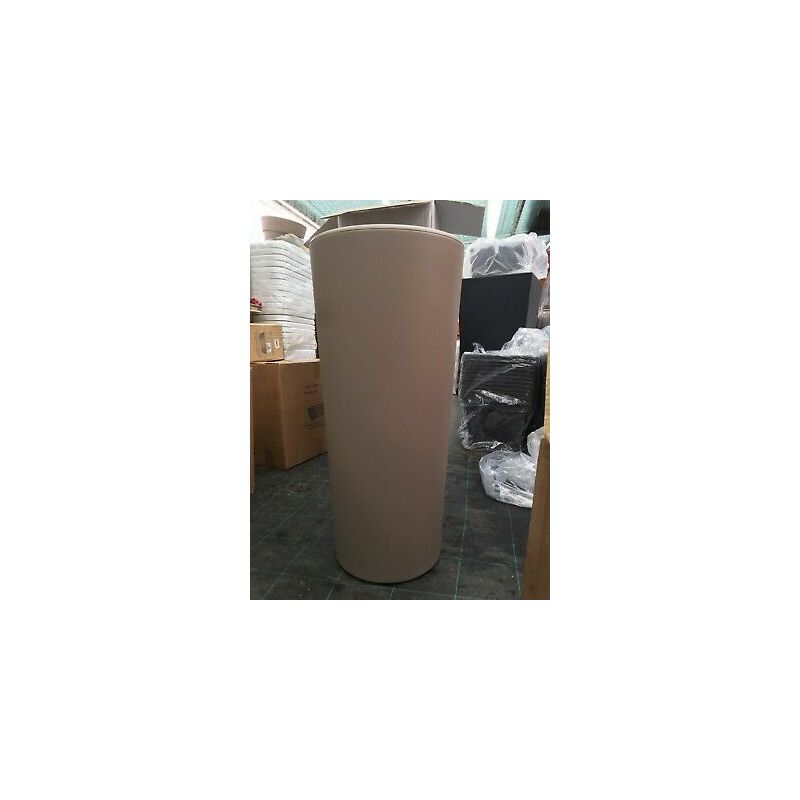 foto del prodotto vaso cache pot veca clou rotondo altezza 85 cm con cache pot removibile colore avana