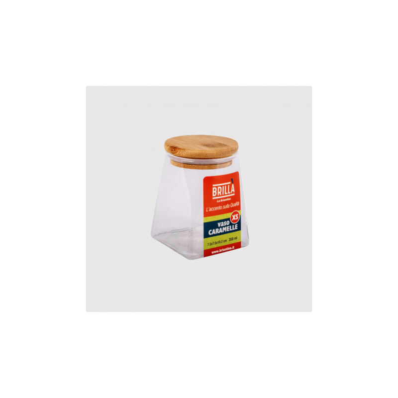 foto del prodotto vaso caramelle vetro 500ml la briantina