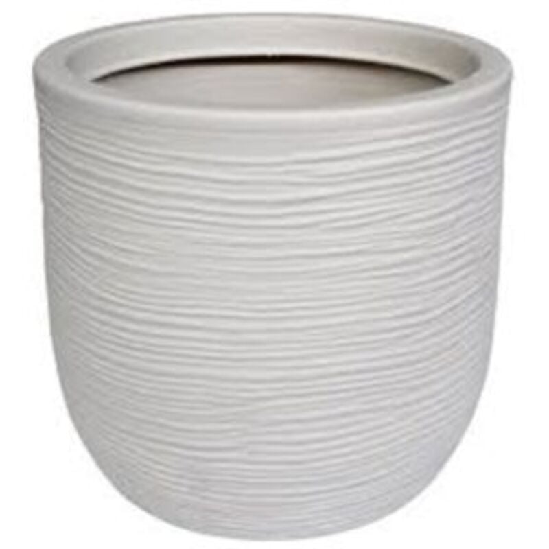 foto del prodotto vaso caspo portavaso conchino rigato shabby cori 45 vasar telcom colore grigio ghisa