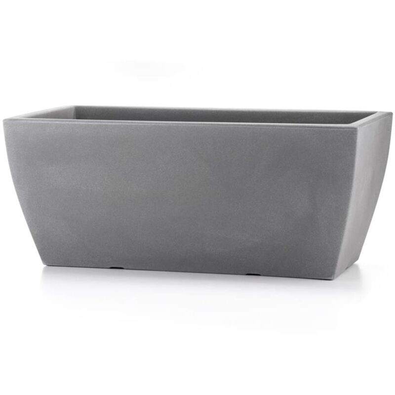 foto del prodotto vaso cassettone jardinera veneto essential in plastica colorati da esterno e giardino per fiori e piante 66 cm cappuccino