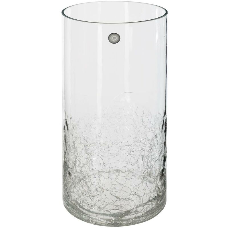 foto del prodotto vaso cilindrico in vetro craquel h30cm atmosphera cr ateur d int rieur
