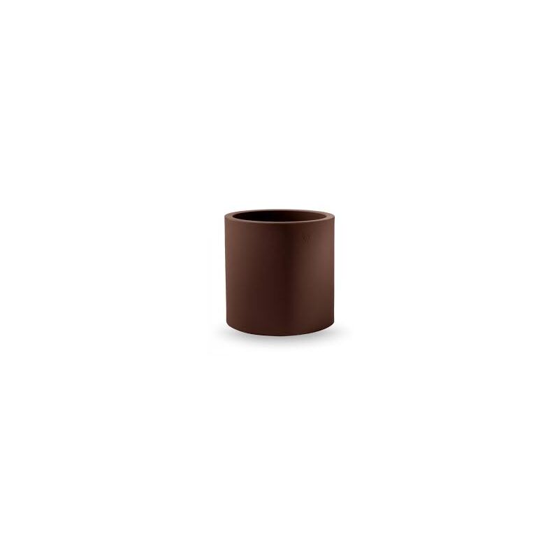 foto del prodotto vaso cilindro fenice in resina da 60cm elbi vari colori colore bronzo
