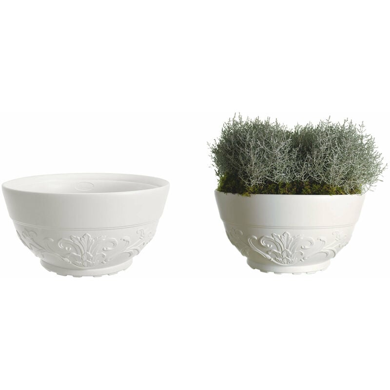 foto del prodotto vaso ciotola bianco gdm senna 36xh20 cm