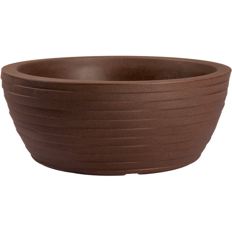 foto del prodotto vaso ciotola resina thetis elegance cm. 30 corten