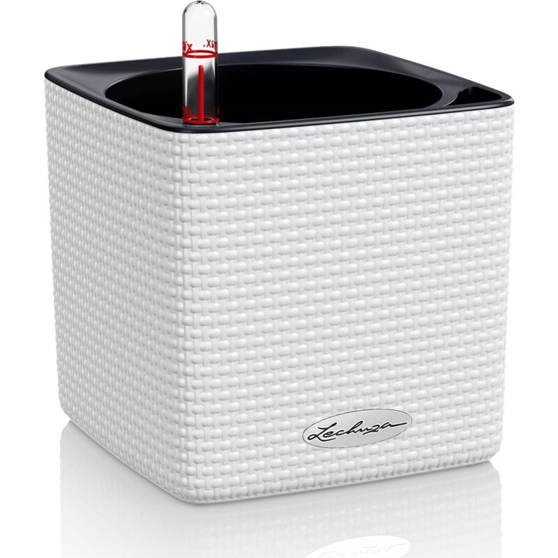 foto del prodotto vaso cube color 14x14x14 bianco lechuza