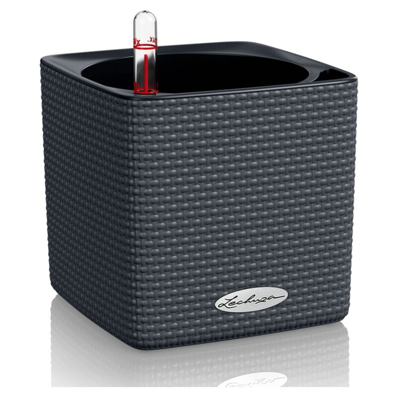 foto del prodotto vaso cube color 17x17x16 grigio ardesia lechuza