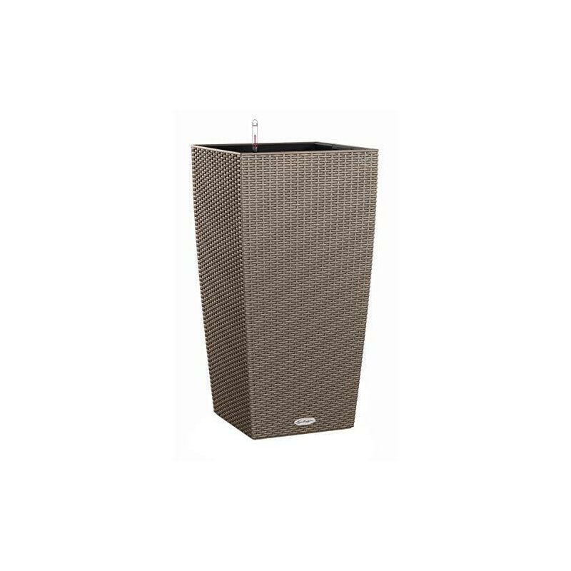foto del prodotto vaso cubico cottage 30x30x56 beige lechuza