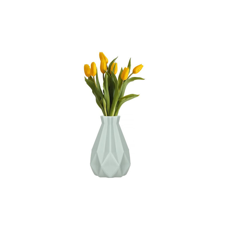 foto del prodotto vaso da 20 cm antigraffio per fiori per salotto, cucina, moderno menta.