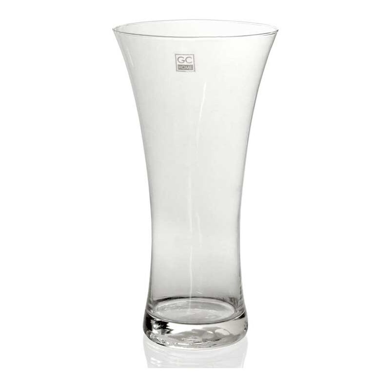 foto del prodotto vaso da arredo in vetro slim 19x37cm trasparente