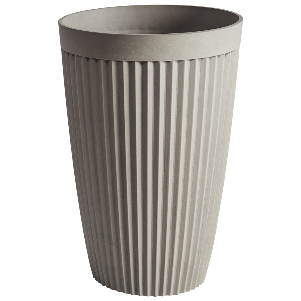 foto del prodotto vaso da fiori alto in poliresina beige opaco ⌀ 39 cm uso interno ed esterno