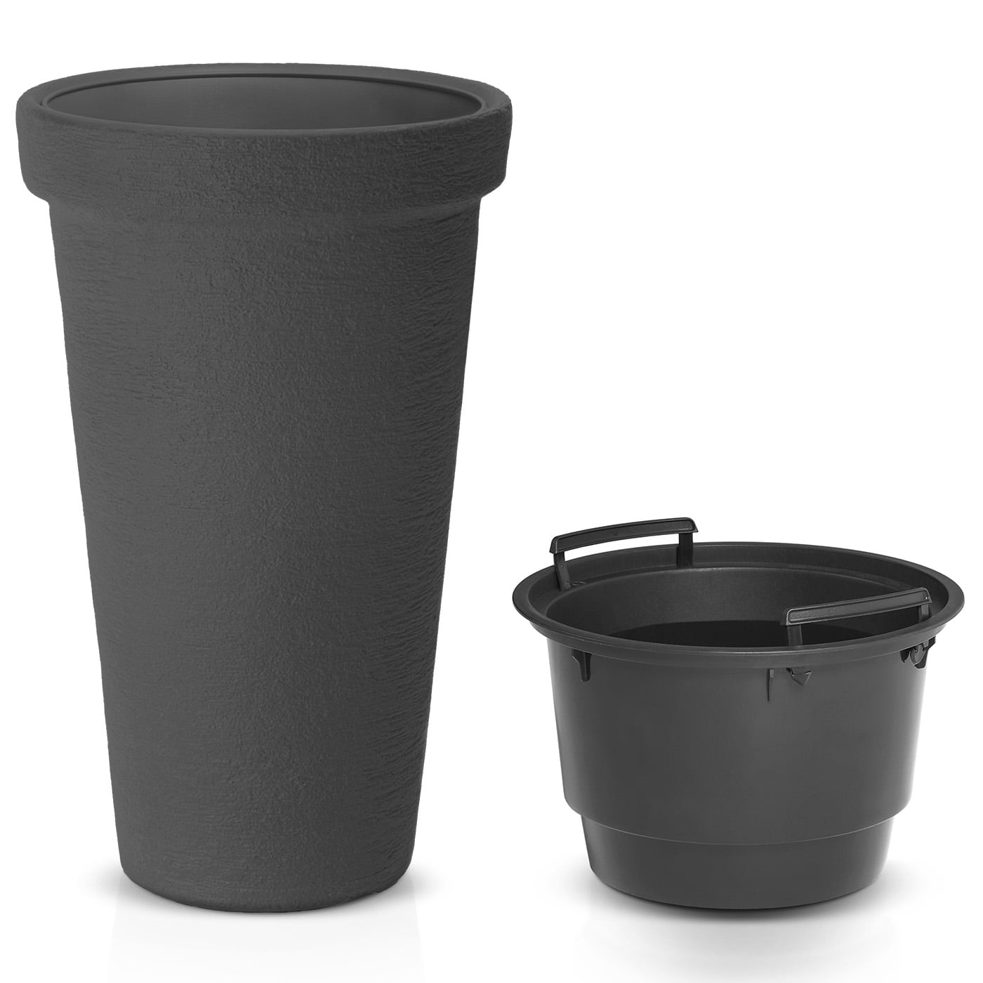 foto del prodotto vaso da fiori antracite 63x40cm