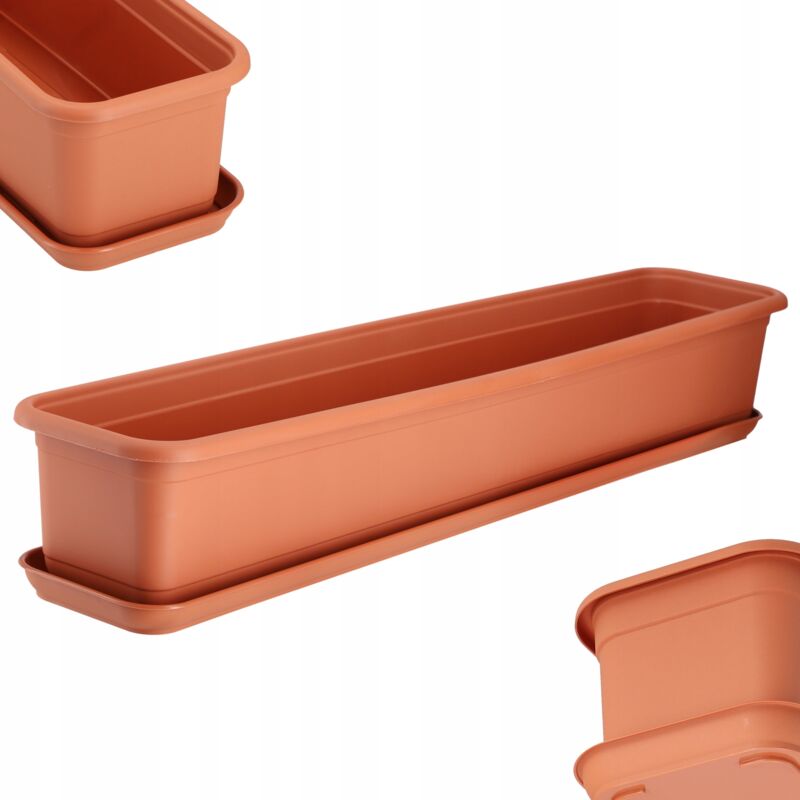 foto del prodotto vaso da fiori da balcone kadax 80 cm supporto