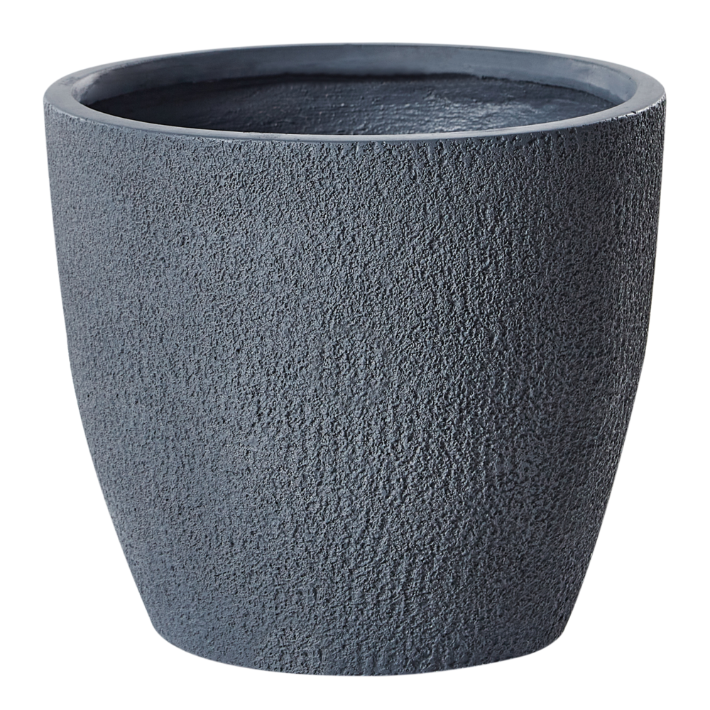 foto del prodotto vaso da fiori in argilla grigio 36 x 36 x 32 cm per interni ed esterni resistente alle intemperie
