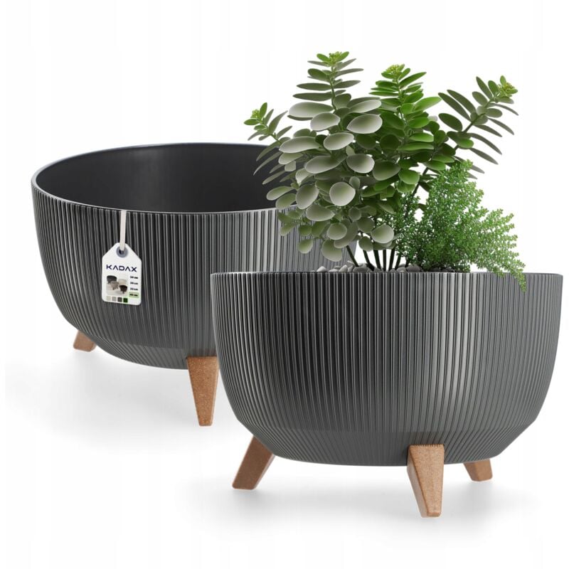 foto del prodotto vaso da fiori kadax vaso da fiori 40 cm inserto coperchio ciotola