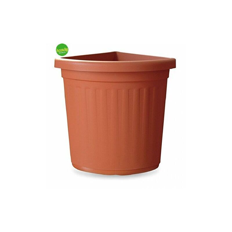 foto del prodotto vaso da giardino ad angolo veca terracotta h.50
