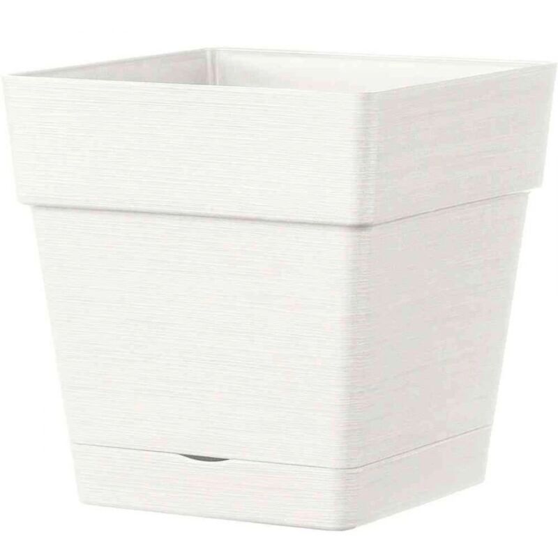 foto del prodotto vaso da giardino casetta save bianco, 17 cm