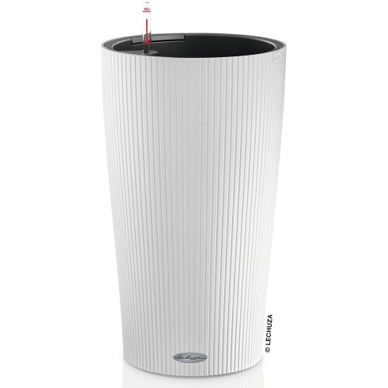 foto del prodotto vaso da interno e esterno cilindro color 23 cm bianco