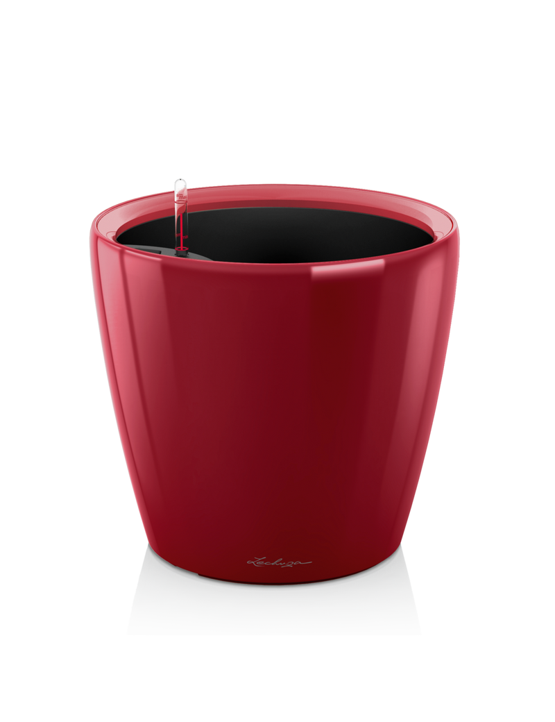 foto del prodotto vaso da interno e esterno classico premium ls 50 cm rosso scarlatto lucido