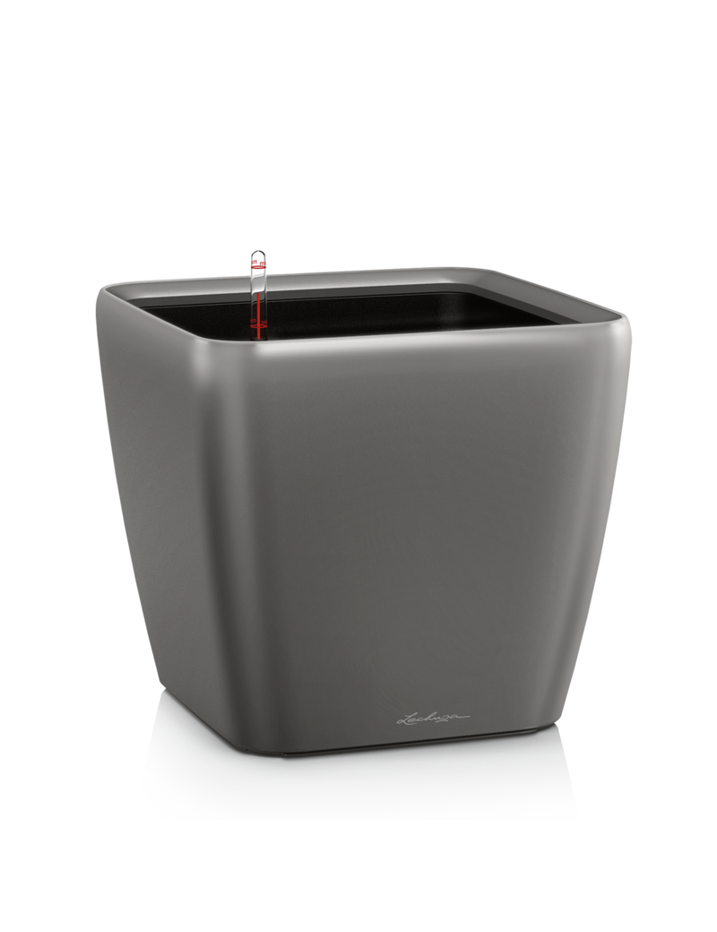foto del prodotto vaso da interno e esterno quadro premium ls 21 cm antracite metalizzato