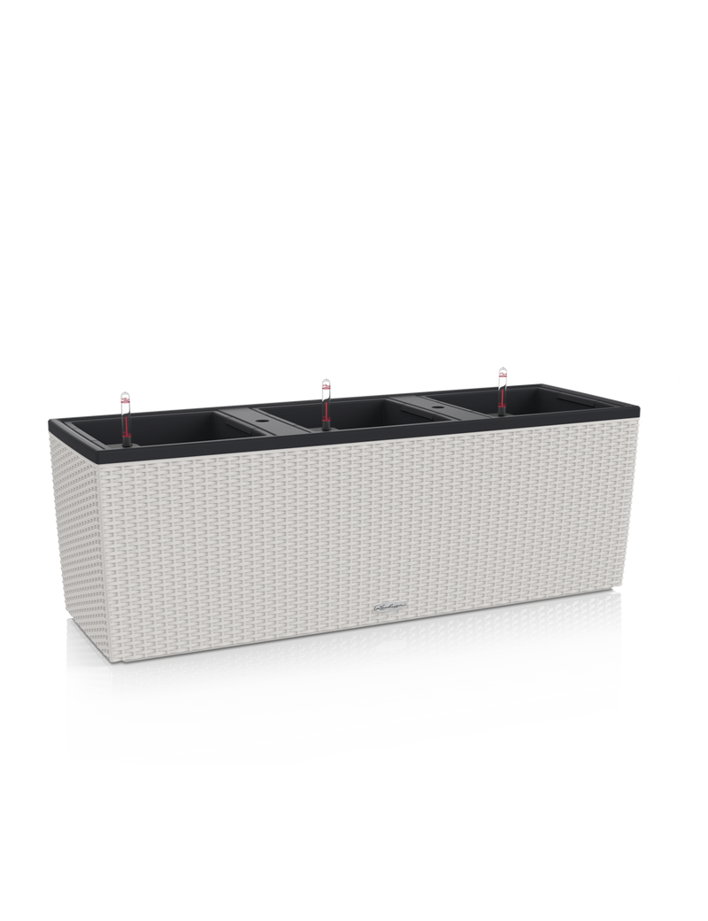 foto del prodotto vaso da interno e esterno trio cottage 40 cm grigio chiaro