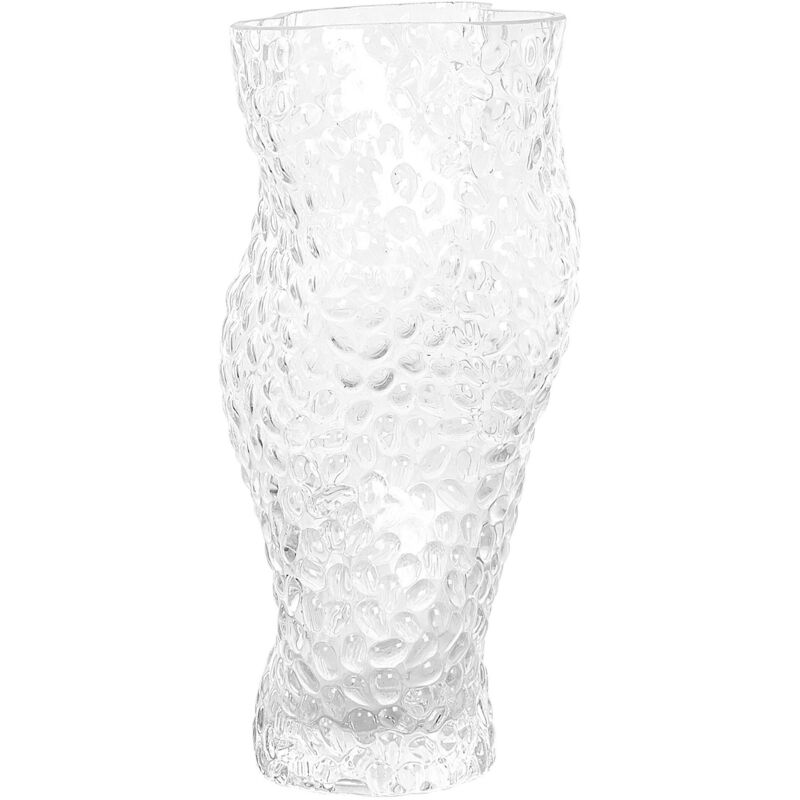 foto del prodotto vaso da tavolo in vetro trasparente 23 cm elatos