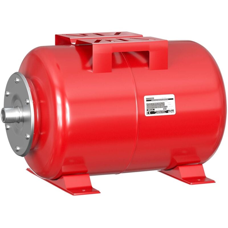 foto del prodotto vaso di espansione 24 l orizzontale per impianti idrici, sistemi autoclave, con membrana epdm wiltec